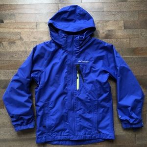 EUC Blue purple Columbia Youth Coat Medium Girls